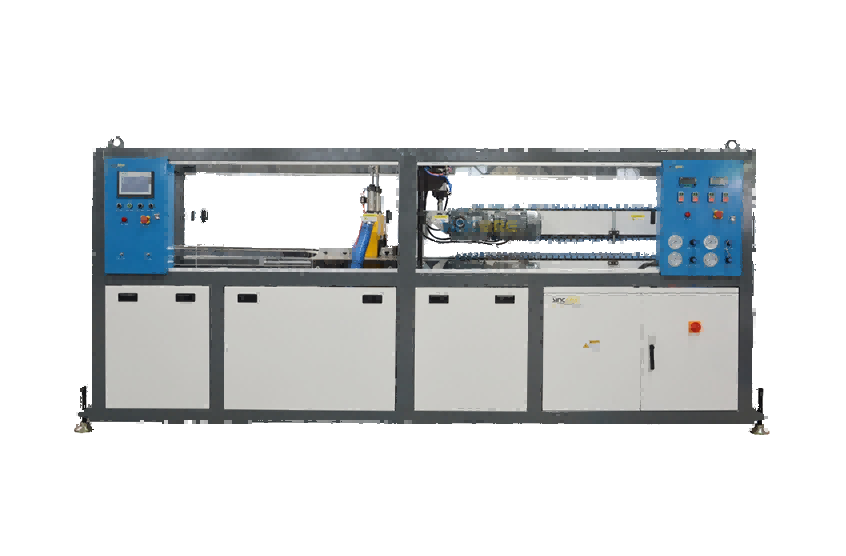 PVC双出口管材挤出生产线