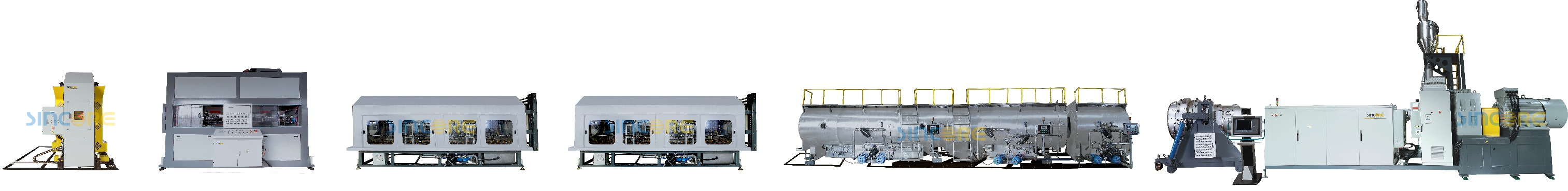 PE大口径管材挤出生产线+sincore