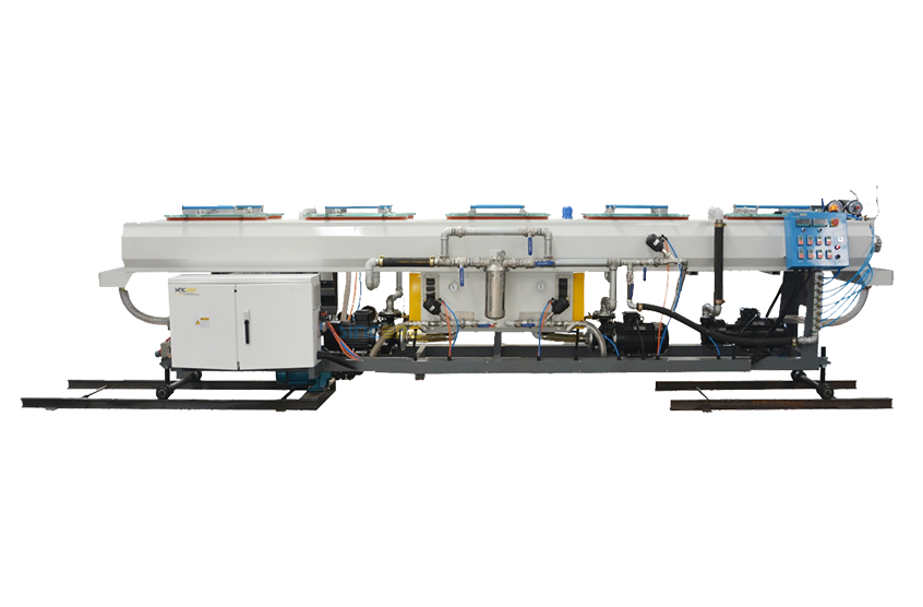 PVC双出口管材挤出生产线