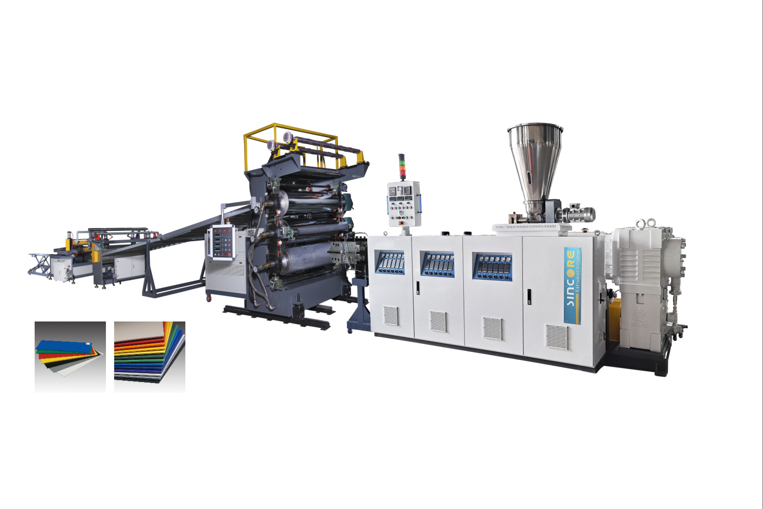 PVC片材挤出生产线