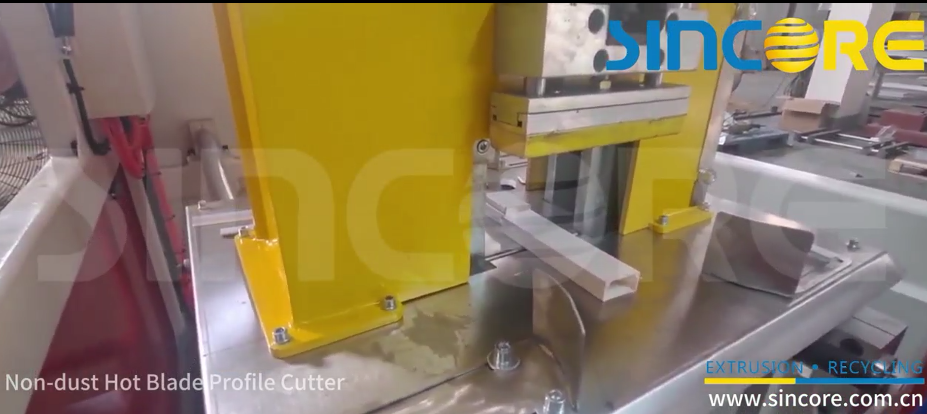 用于电缆线槽的无尘热刀片轮廓切割机