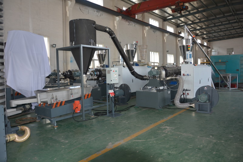 高效软PVC造粒线测试成功