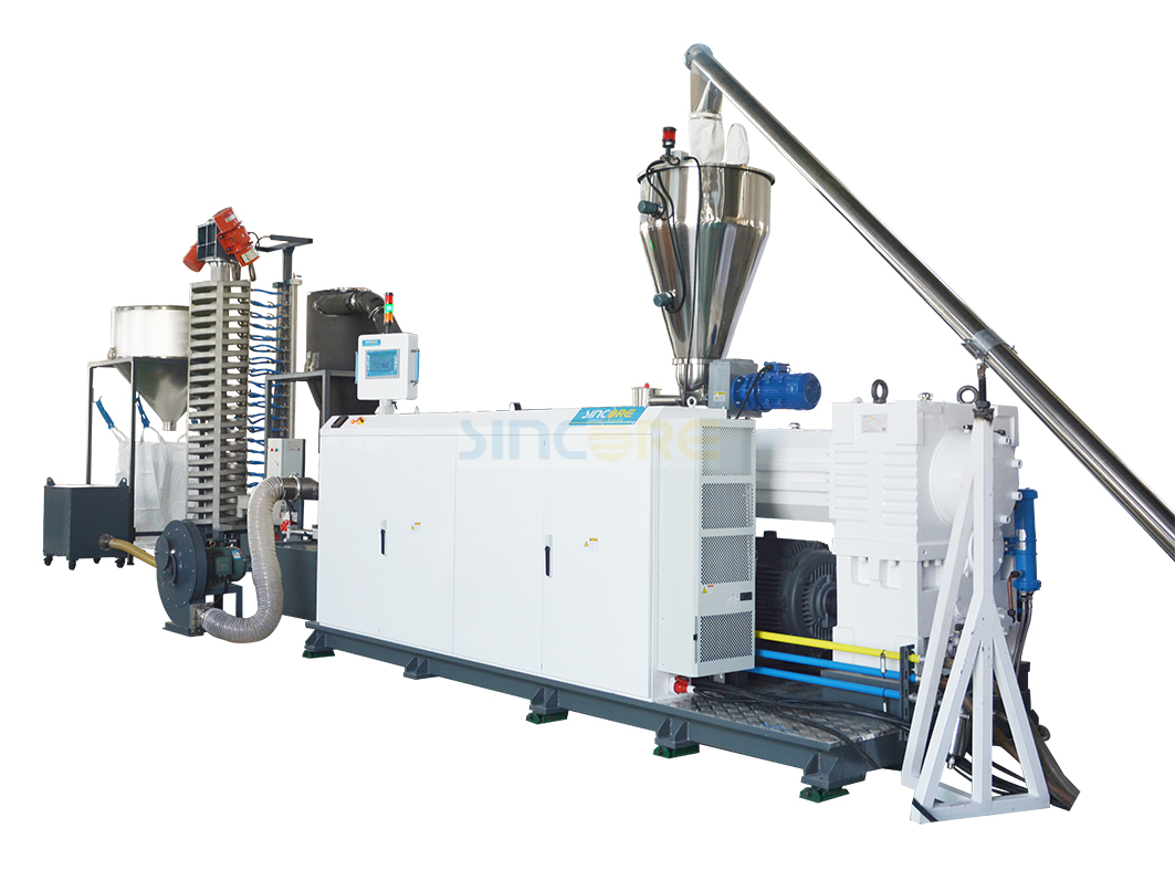 软PVC造粒线在客户工厂成功运行