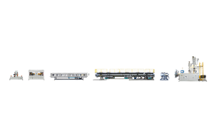 HDPE/PPR多层管材挤出生产线
