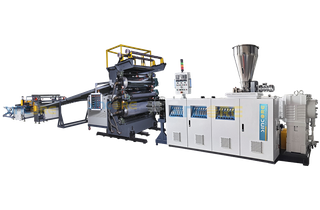 PVC片材挤出生产线