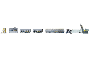 PE大口径管材挤出生产线