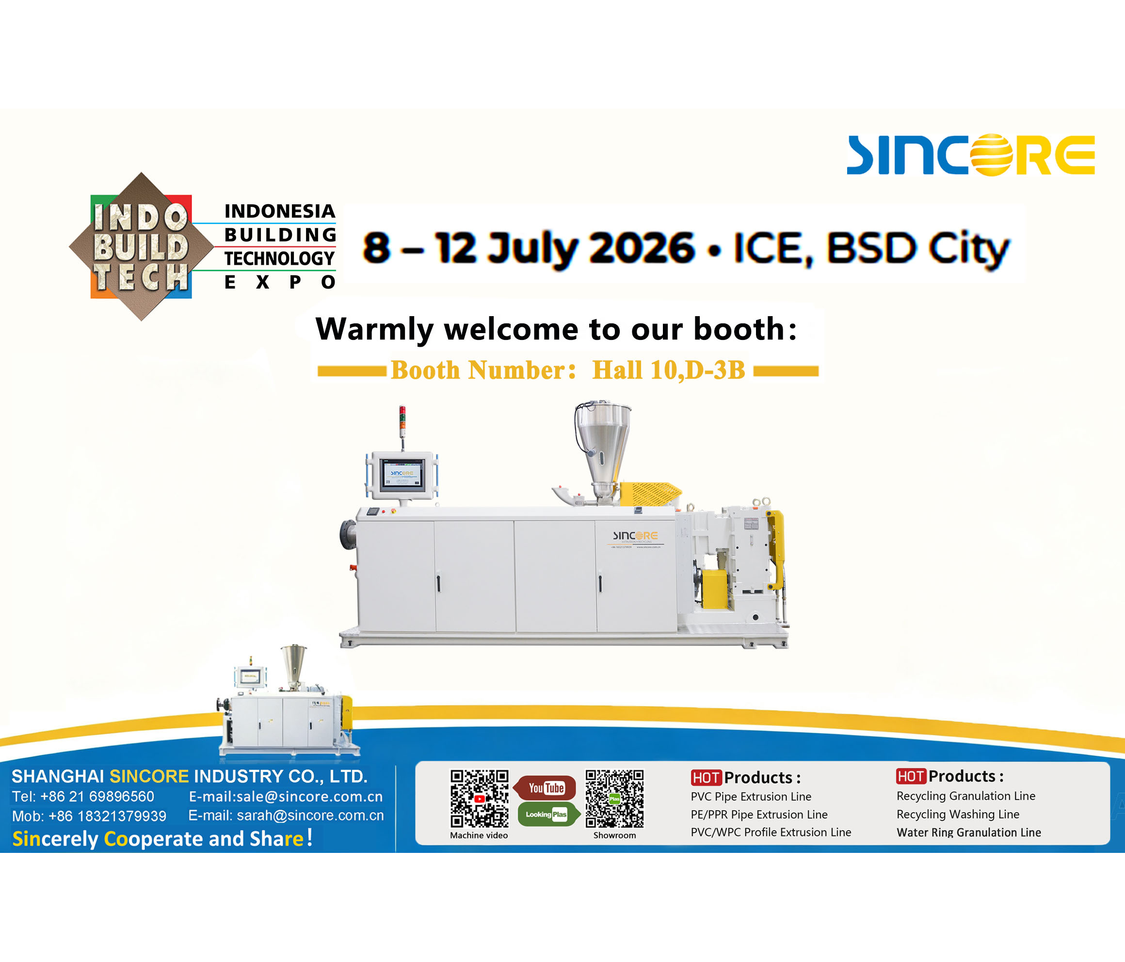 热烈欢迎来到我们的展位:: INDO BUILD TECH 10.D-3B馆
