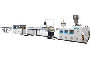 PVC四口管材挤出生产线