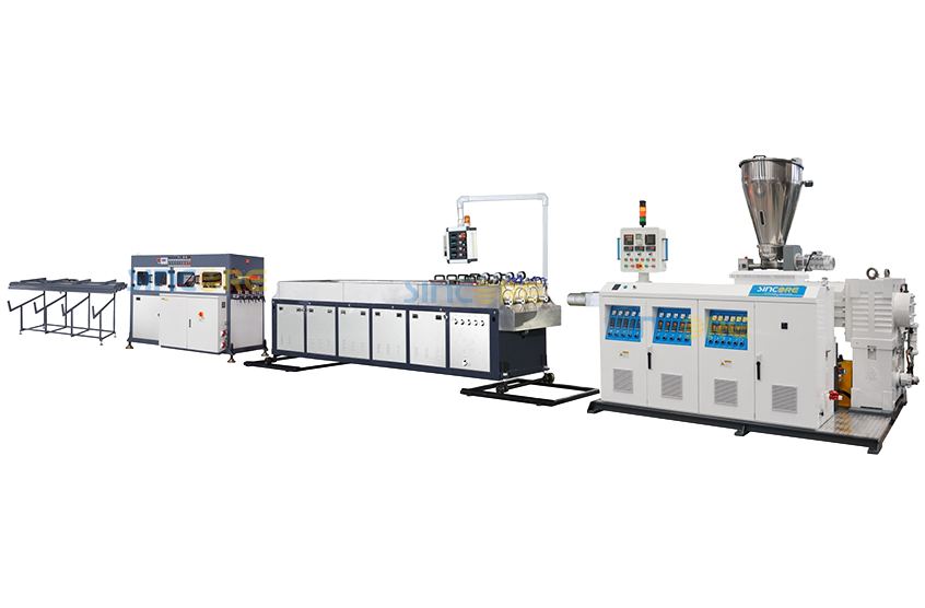 PVC四口管材挤出生产线